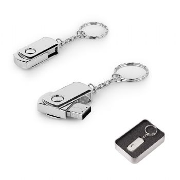 8 GB DÖner KapaklI Metal AnahtarlIk USB Bellek